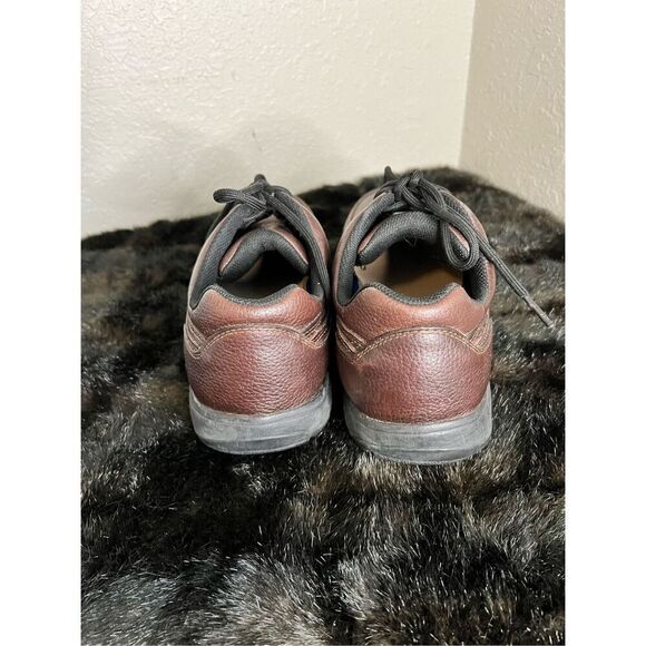 Dunham Brown Lace Up Leather Shoes 8.5 8.5ee - Picture 4 of 5